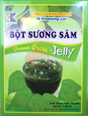 Obrázek k výrobku 4595 - 3Kželé prášek ze zelené trávy Suong Sam 50g