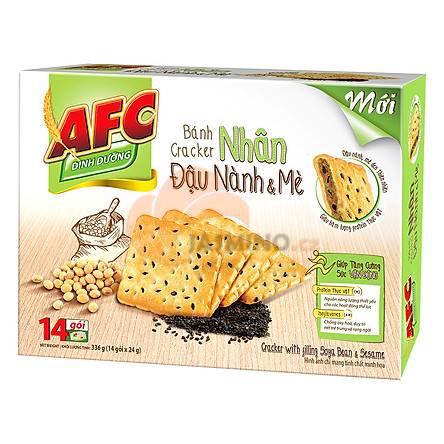 Obrázek k výrobku 4159 - AFC sušenky s náplní sója a sezamu 336g