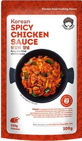 Obrázek k výrobku 5255 - AJUMMA Korejská omáčka na kuřecí maso palivá 100g