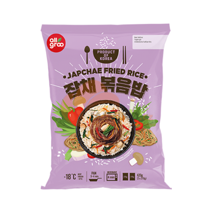 Obrázek k výrobku 3844 - ALLGROO Japchae smažená rýže pro 2 porce 420g