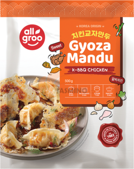 Obrázek k výrobku 7766 - ALLGROO Mraž.knedlíčky korejské s kuřecím masem, BBQ 500g