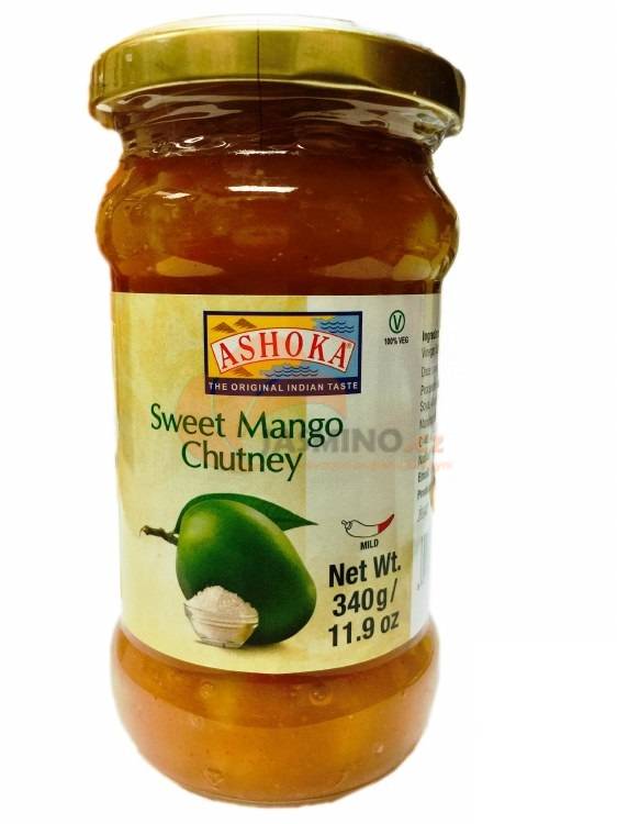 Obrázek k výrobku 4435 - ASHOKA Sladký mangový čatný / chutney 340g