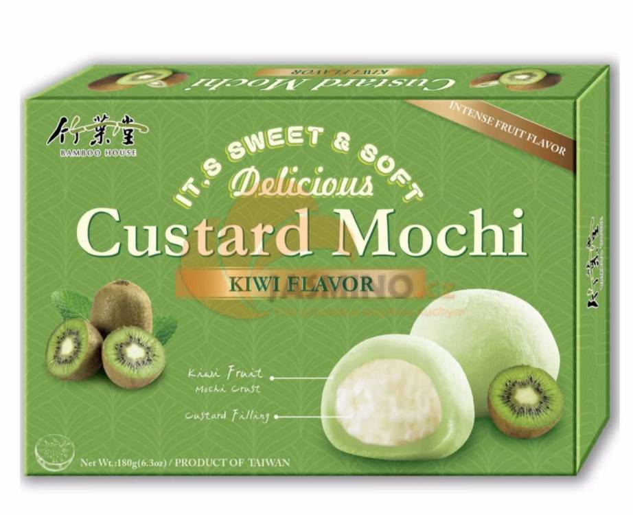 Obrázek k výrobku 7562 - BAMBOO.H Mochi rýžové koláčky - Kiwi 180g