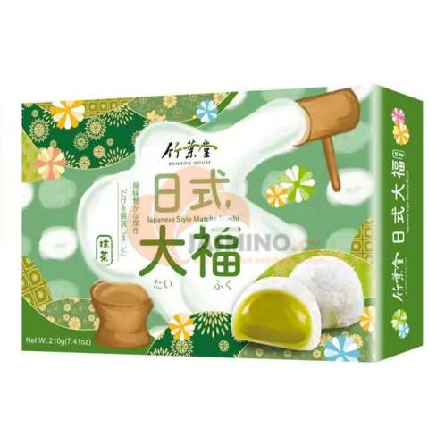 Obrázek k výrobku 5861 - BAMBOO HOUSE Mochi matcha 210g