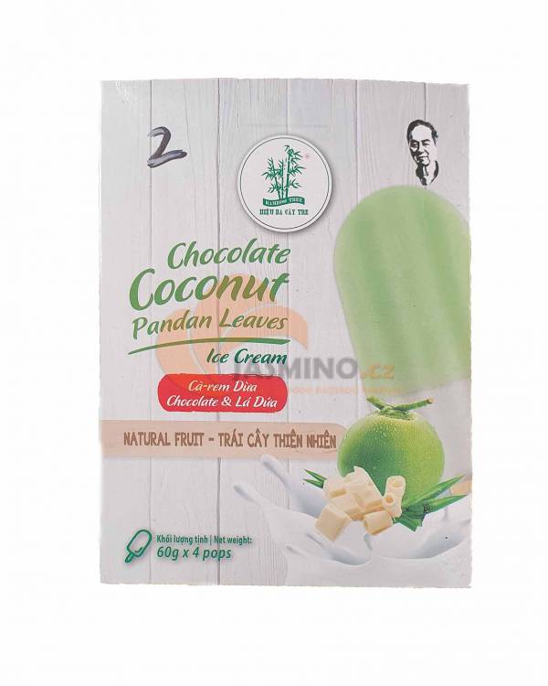 Obrázek k výrobku 3556 - BAMBOO TREE vietnamská zmrzlina coconut + pandan (4x60g)