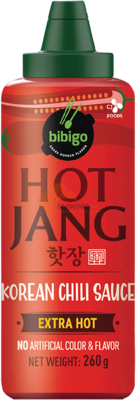 Obrázek k výrobku 6768 - BIBIGO Hot Jang přirozeně kvašená korejská chilli omáčka extra pálivá 260g