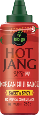 Obrázek k výrobku 6769 - BIBIGO Hot Jang přirozeně kvašená korejská chilli omáčka sladká a kořeněná 260g