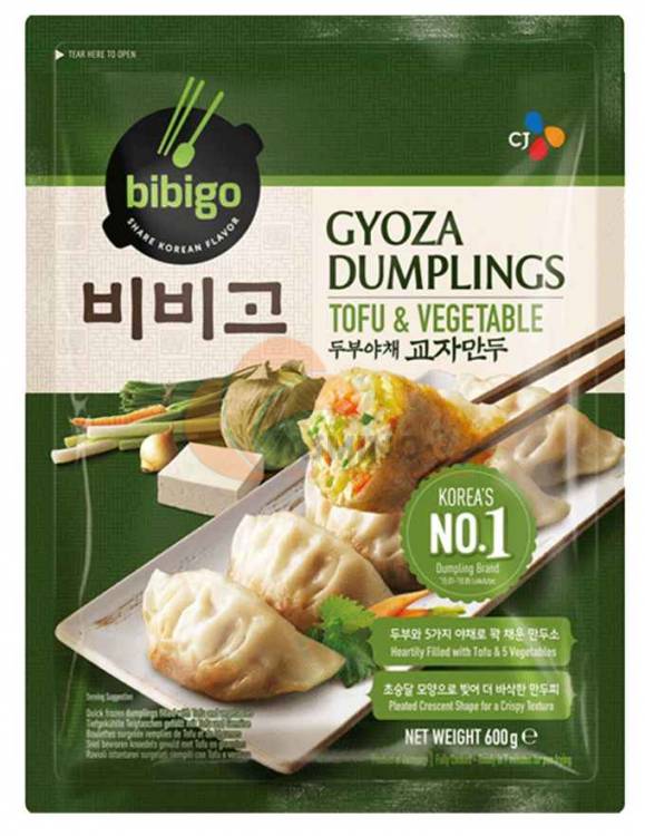 Obrázek k výrobku 2744 - BIBIGO mraž. plněné knedlíčky gyoza tofu se zeleninou 600g