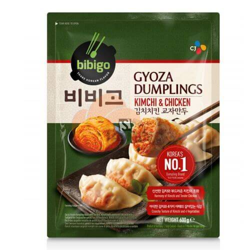 Obrázek k výrobku 2727 - BIBIGO mraž. plněné knedlíčky gyoza kuřecí s kimchi 600g