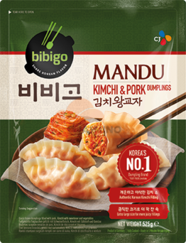 Obrázek k výrobku 3067 - BIBIGO mraž. plněné knedlíčky mandu vepřové s kimchi 525g