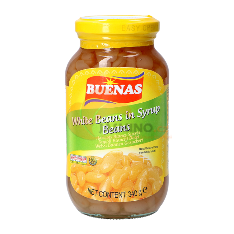 Obrázek k výrobku 6546 - BUENAS Bílé fazole v sirupu 340g