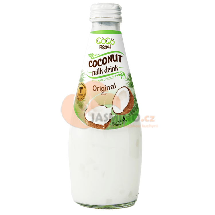 Obrázek k výrobku 6555 - COCO ROYAL Nápoj z kokosového mléka Original a želé 290 ml