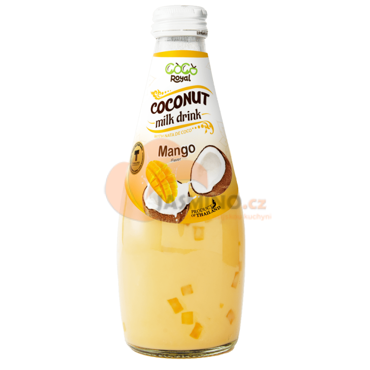 Obrázek k výrobku 4777 - COCO ROYAL Nápoj z kokosového mléka s příchutí manga a želé 290 ml