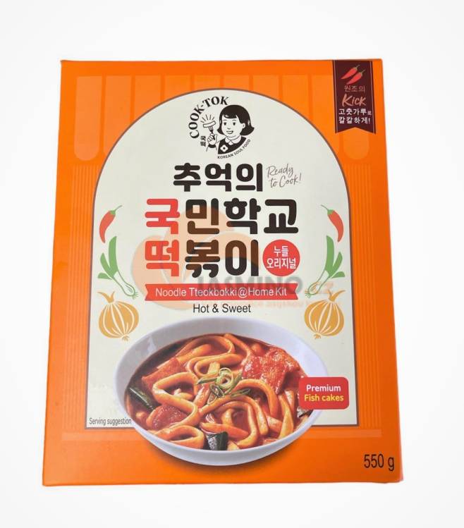 Obrázek k výrobku 6691 - COOK TOK Tteokbokki Noodle Kit pálivá, sladká 550g