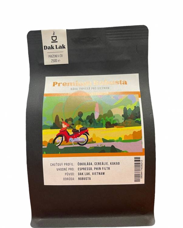 Obrázek k výrobku 3117 - DAKLAK Vietnamská zrnková káva Premium 250g