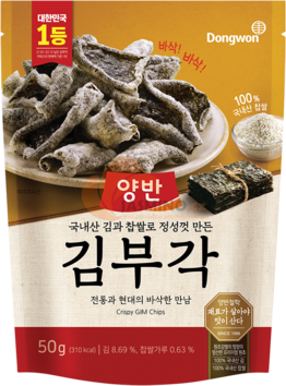 Obrázek k výrobku 7801 - DONGWON Chipsy z mořských řas, originální 50g
