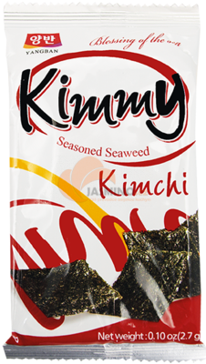 Obrázek k výrobku 2350 - DONGWON Kimmy mořské řasy na snackování s příchutí kimchi 2,7g