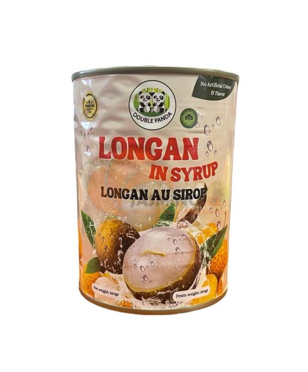 Obrázek k výrobku 6854 - DOUBLE PANDA Konzervovaný longan v sirupu 567g