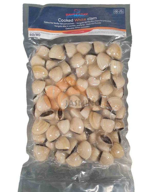 Obrázek k výrobku 4718 - DSD vařená bílá škeble 60/80 1kg