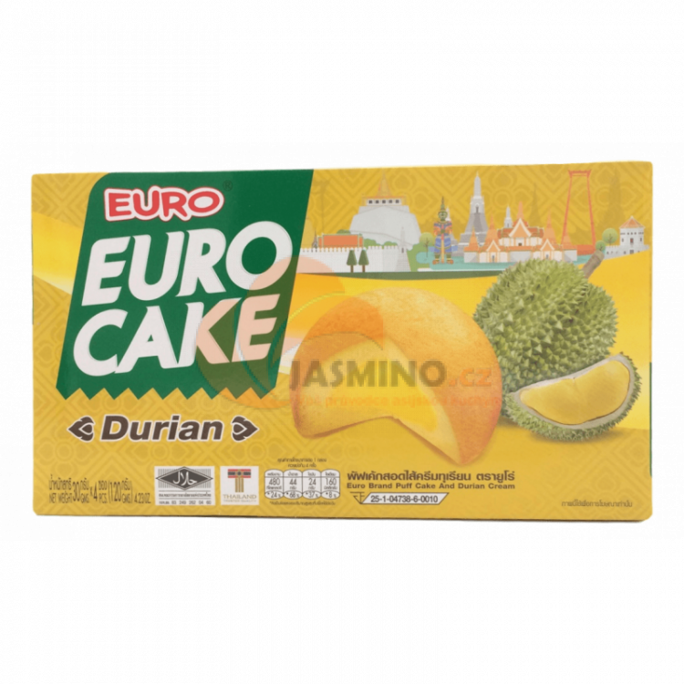 Obrázek k výrobku 2632 - EURO vaječné koláčky s příchutí durianu 120g