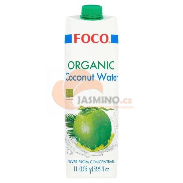 Obrázek k výrobku 2529 - FOCO tetrapak - 100% organická kokosová voda 1L