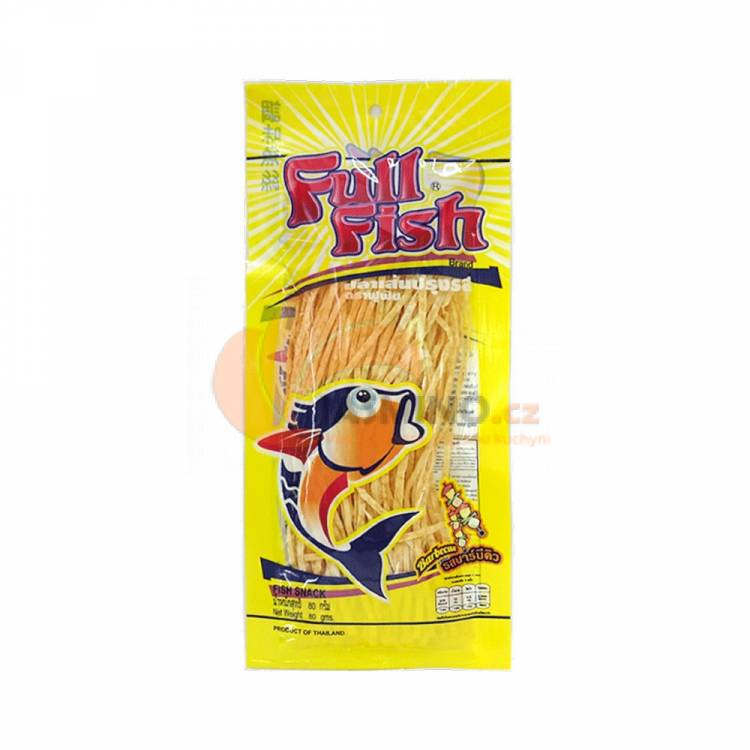 Obrázek k výrobku 5599 - FULL FISH Rybí snack příchutí BBQ 80g