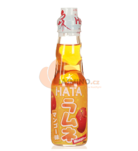 Obrázek k výrobku 7314 - GENKI RAMUNE /HATA perlivý nápoj mangový 200ml