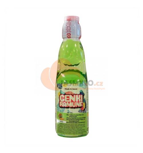 Obrázek k výrobku 3601 - GENKI RAMUNE melounový nápoj 200ml