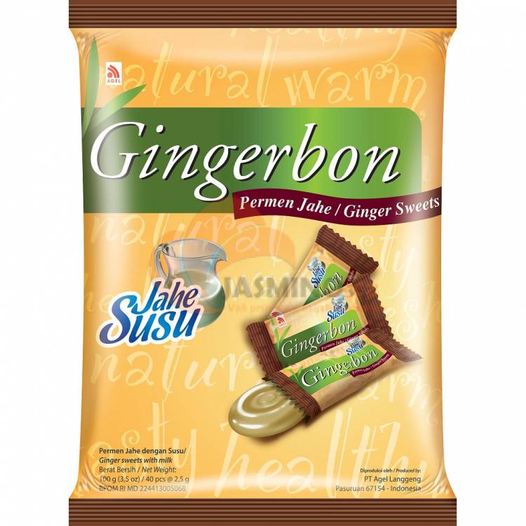 Obrázek k výrobku 5524 - GINGERBON Zázvorové mléko Jahe Susu 100g