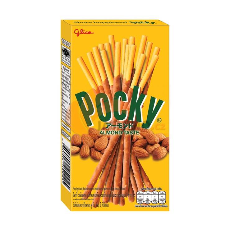 Obrázek k výrobku 3195 - GLICO Pocky mandlové tyčinky 43,5g