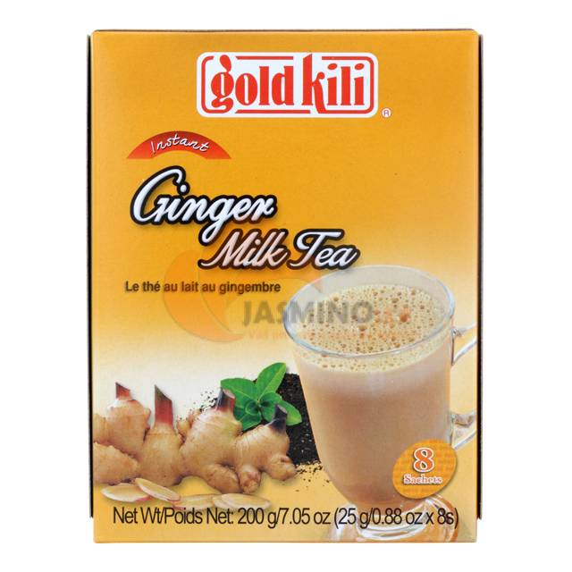 Obrázek k výrobku 2849 - GOLD KILI instant. mléčný zázvorový čaj 200g 8*25g