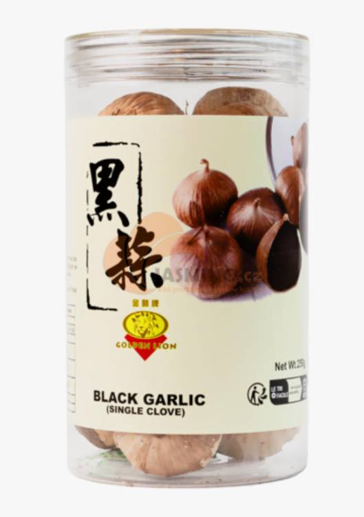 Obrázek k výrobku 4477 - GOLDEN LION Černý česnek 250g