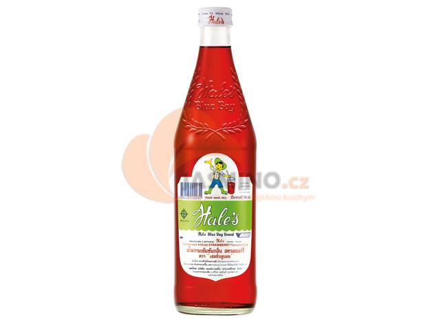 Obrázek k výrobku 6423 - HALES jahodový sirup 920g