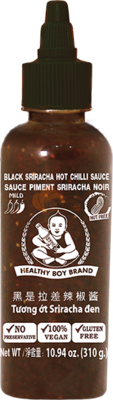 Obrázek k výrobku 4868 - HEALTHY BOY Černá sriracha chilli omáčka 310g