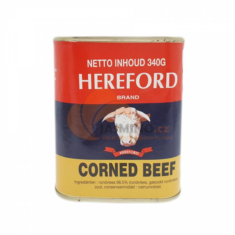 Obrázek k výrobku 5652 - HEREFORD Konzervované hovězí maso 340g