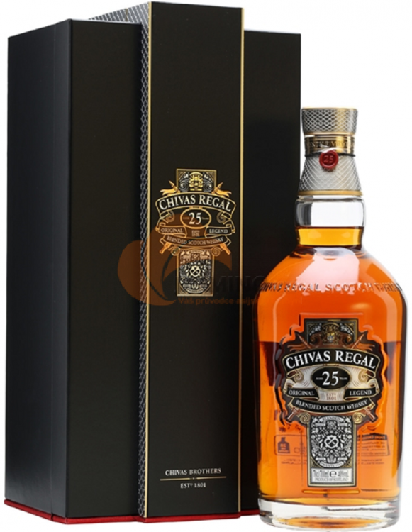 Obrázek k výrobku 4089 - HMC CHIVAS REGAL 25YO 40% 0,7l