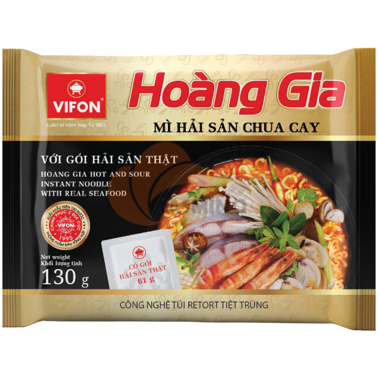 Obrázek k výrobku 6291 - HOANG GIA Instantní nudle palivá-kyselá hotpot "lau chua cay" 130g