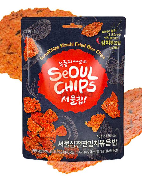 Obrázek k výrobku 7396 - HOSAN Seoul Chips Korean Kimchi Fried Rice Chips 40g -NEW