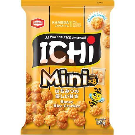 Obrázek k výrobku 7593 - ICHI Rýžový cracker Shoyu s medem Mini 120g
