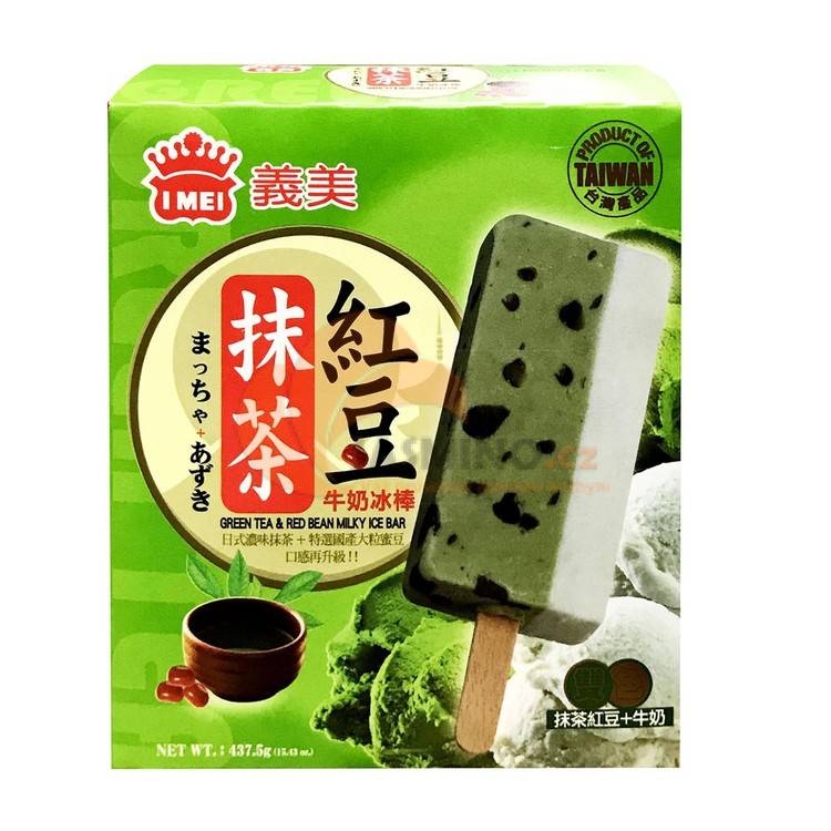 Obrázek k výrobku 5902 - IMEI Mléčná zmrzlina ze zeleného čaje a červených fazolí 437,5g