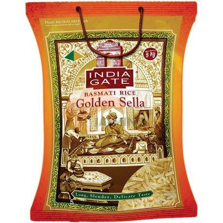Obrázek k výrobku 7863 - INDIA GATE Basmati rýže Golden Sella 5kg