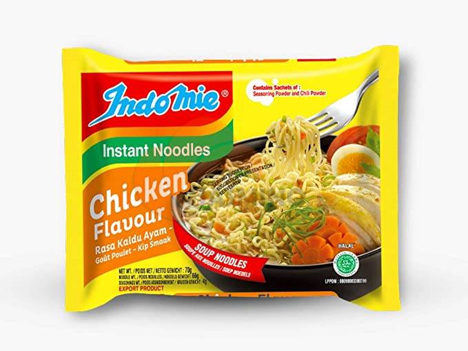 Obrázek k výrobku 3914 - INDOMIE instant. nudle kuřecí 70g