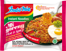 Obrázek k výrobku 2448 - INDOMIE instantní smažené nudle Mi Goreng extra pálivé 80g