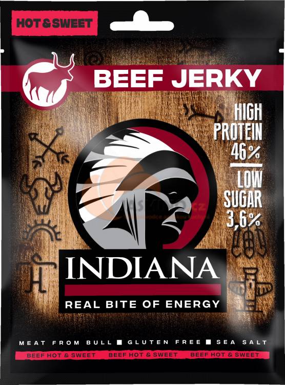 Obrázek k výrobku 5407 - Jerky hovězí hot&sweet 25g