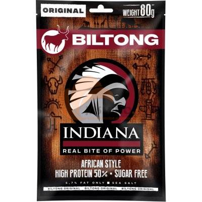 Obrázek k výrobku 6617 - JERKY hovězí Original Biltong 80g