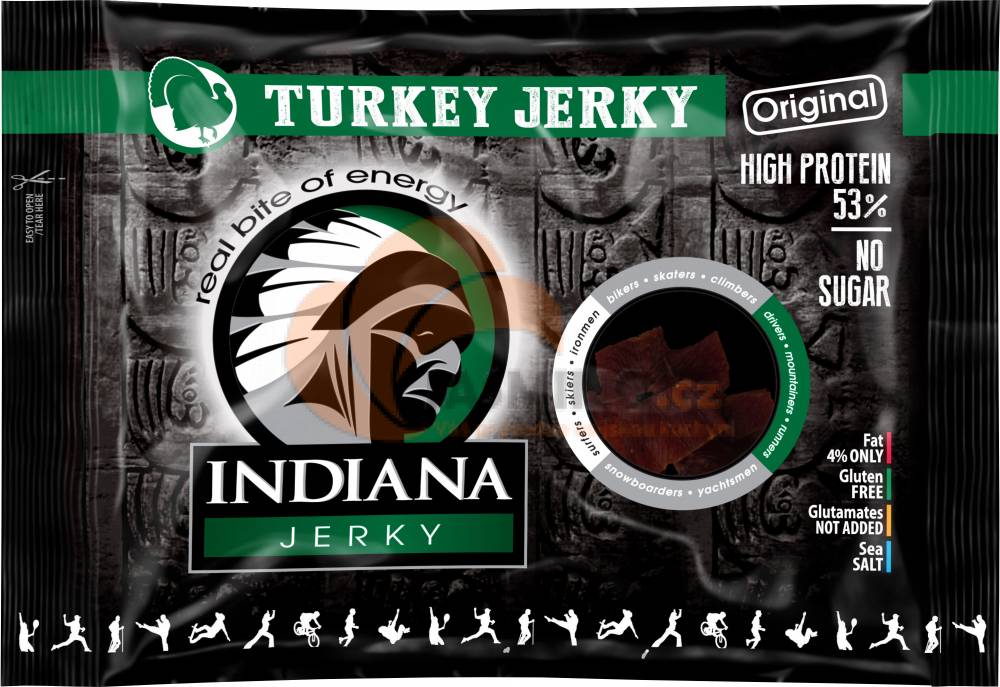 Obrázek k výrobku 5402 - Jerky krůtí Original 100g