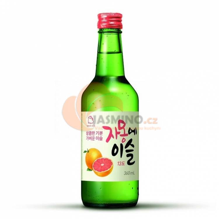 Obrázek k výrobku 2565 - JINRO rýžový soju s příchutí grapefruitu 13% 360ml