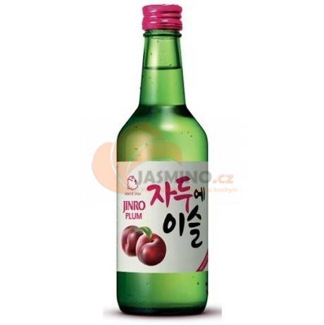 Obrázek k výrobku 2564 - JINRO rýžový soju s příchutí švestky 13% 360ml