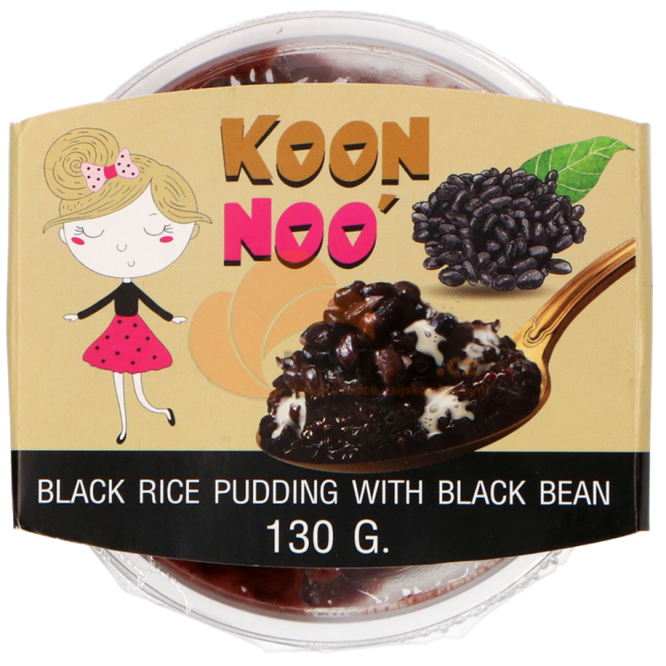 Obrázek k výrobku 7118 - KASET Koon Noo černý rýžový nákyp s černými fazolemi 130g
