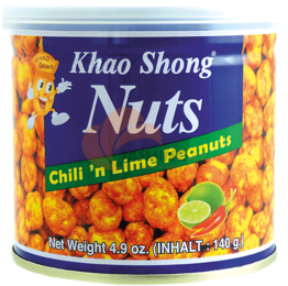 Obrázek k výrobku 2379 - KHAOSHONG obalené arašídy chilli-limetkové 140g